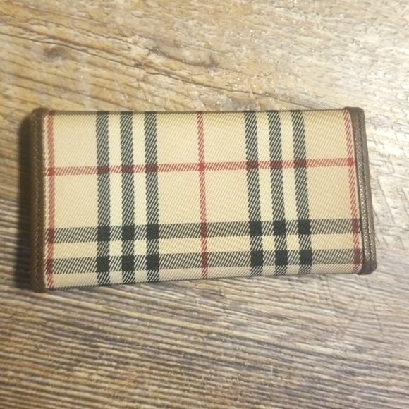 BURBERRY Nova Check 5 Ring Key holder Brown Leather EXCELLENT Condition Snappy - Picture 7 of 16